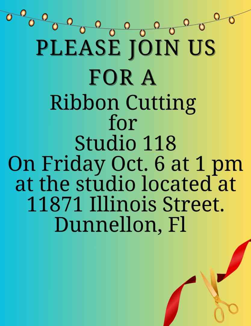 Ribbon Cutting for Studio 118