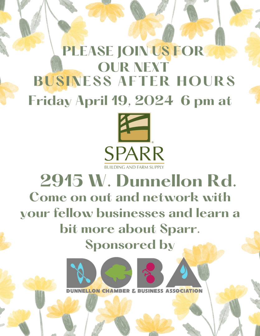 Please join us for our next Business After Hours at Sparr Building & Farm Supply.