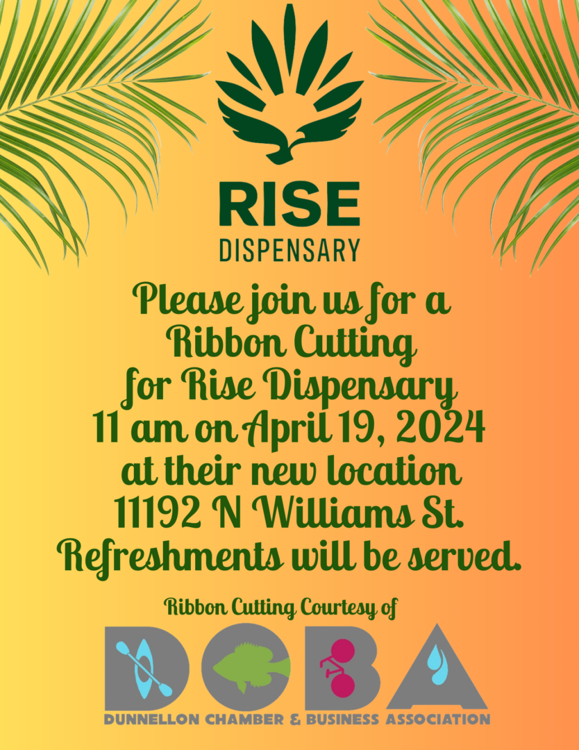 Ribbon Cutting For Rise Dispensary