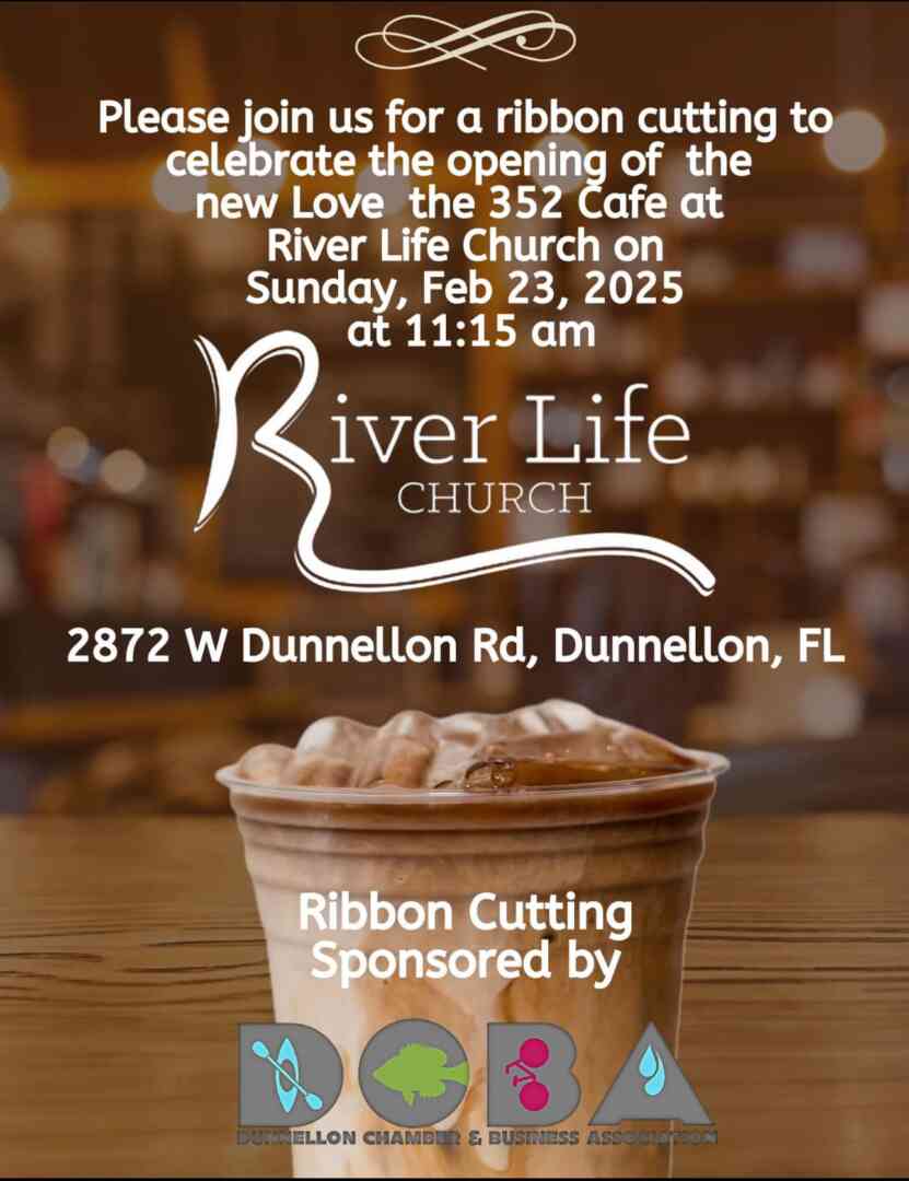 Ribbon Cutting for the Love the 352 Cafe at River Life Church